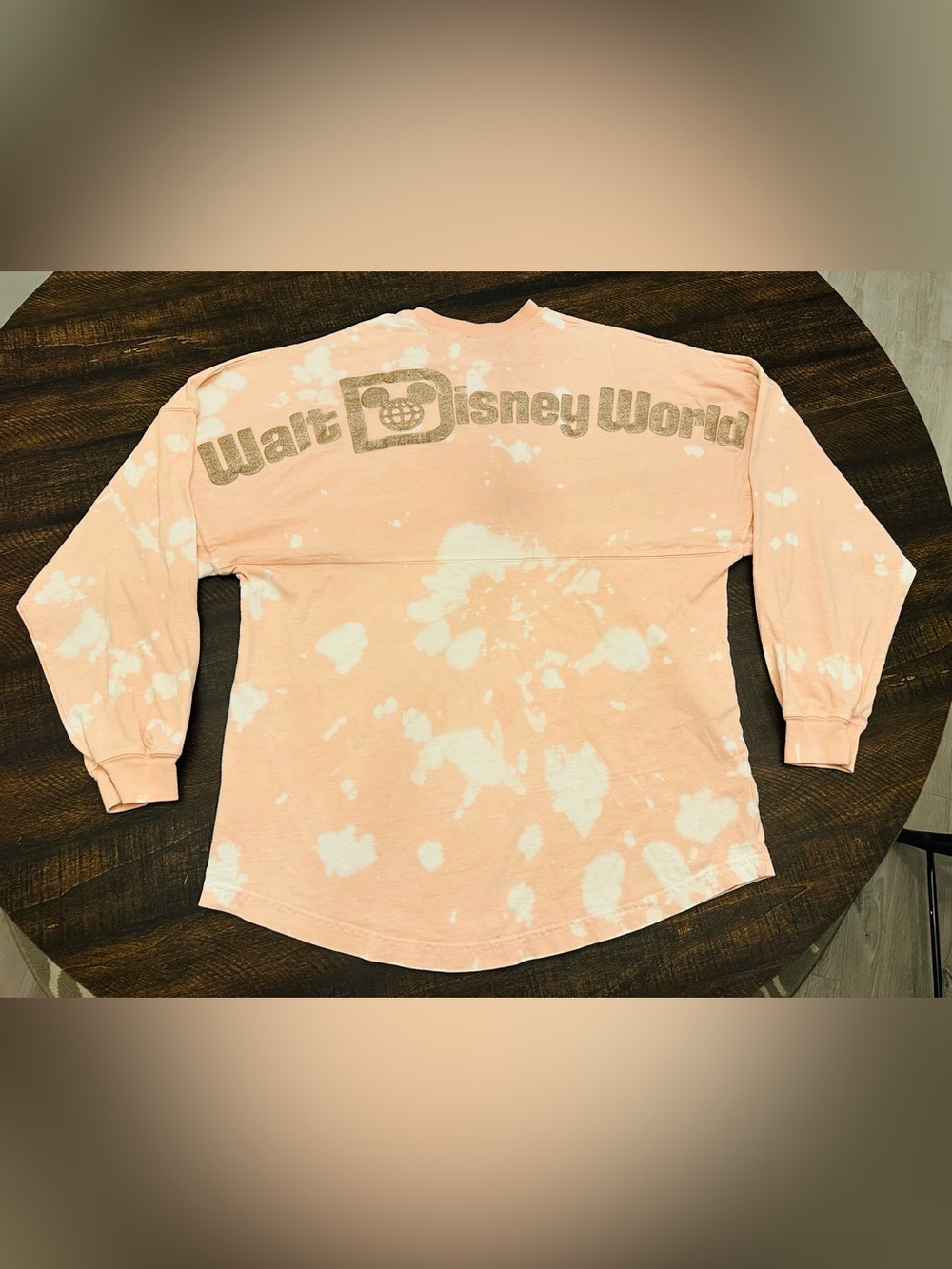Disney Spirit Jersey Womens Small Walt Disney World Spell Out Bleach Designed